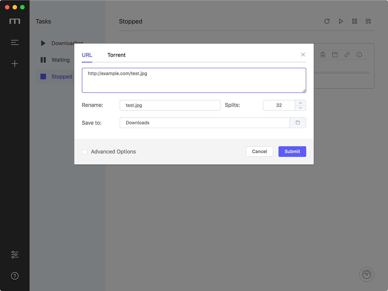 Add Task Dialog